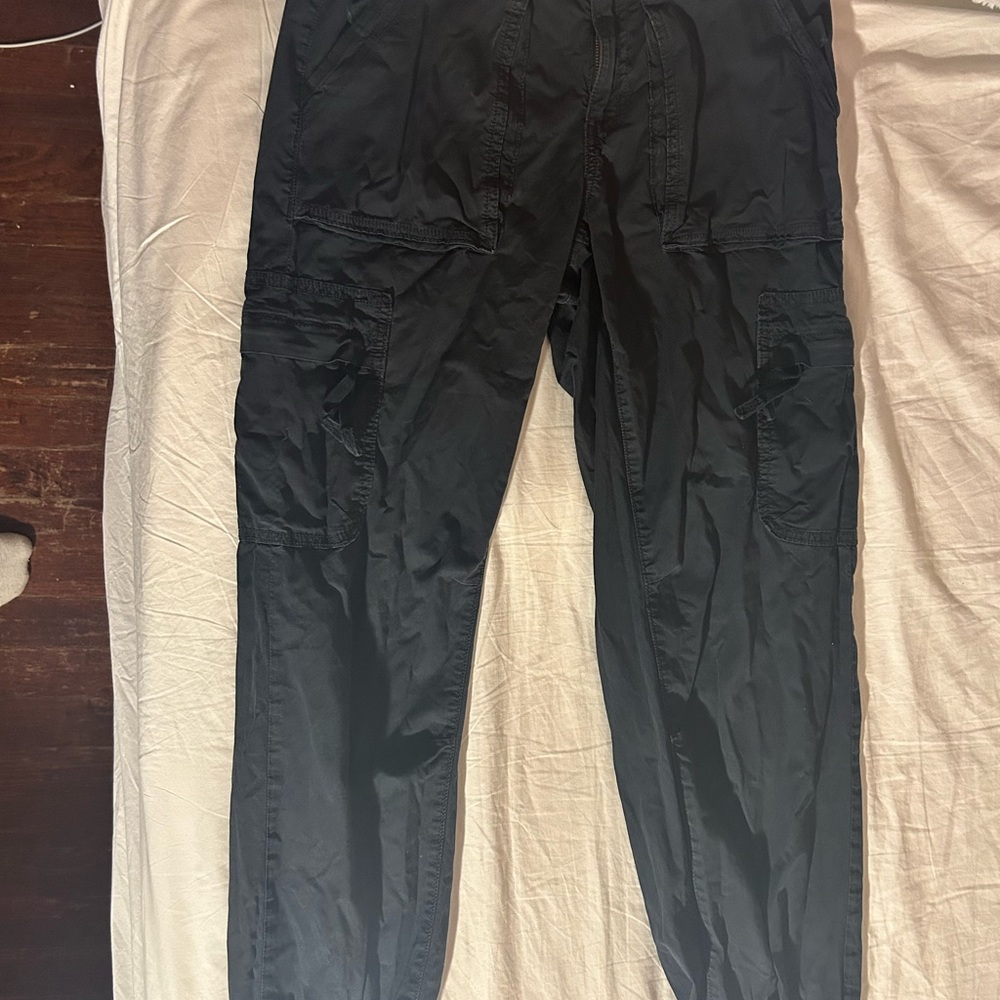 American Eagle Outfitters Black Cargo Pants